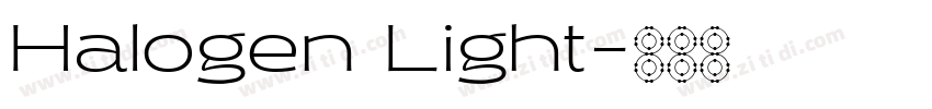Halogen Light字体转换 Halogen Light字体转换